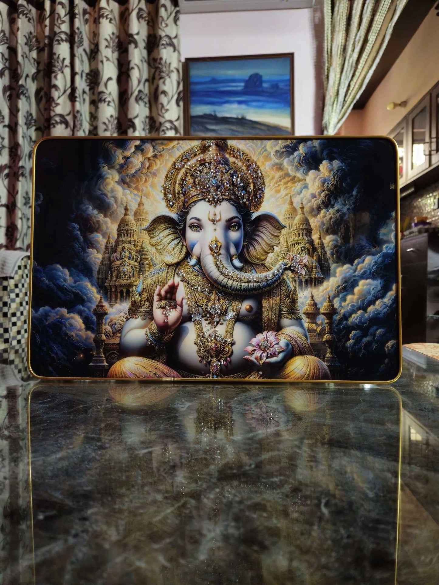 Ganesh Jewel Blessings – Ganesha Luxury Wall Art
