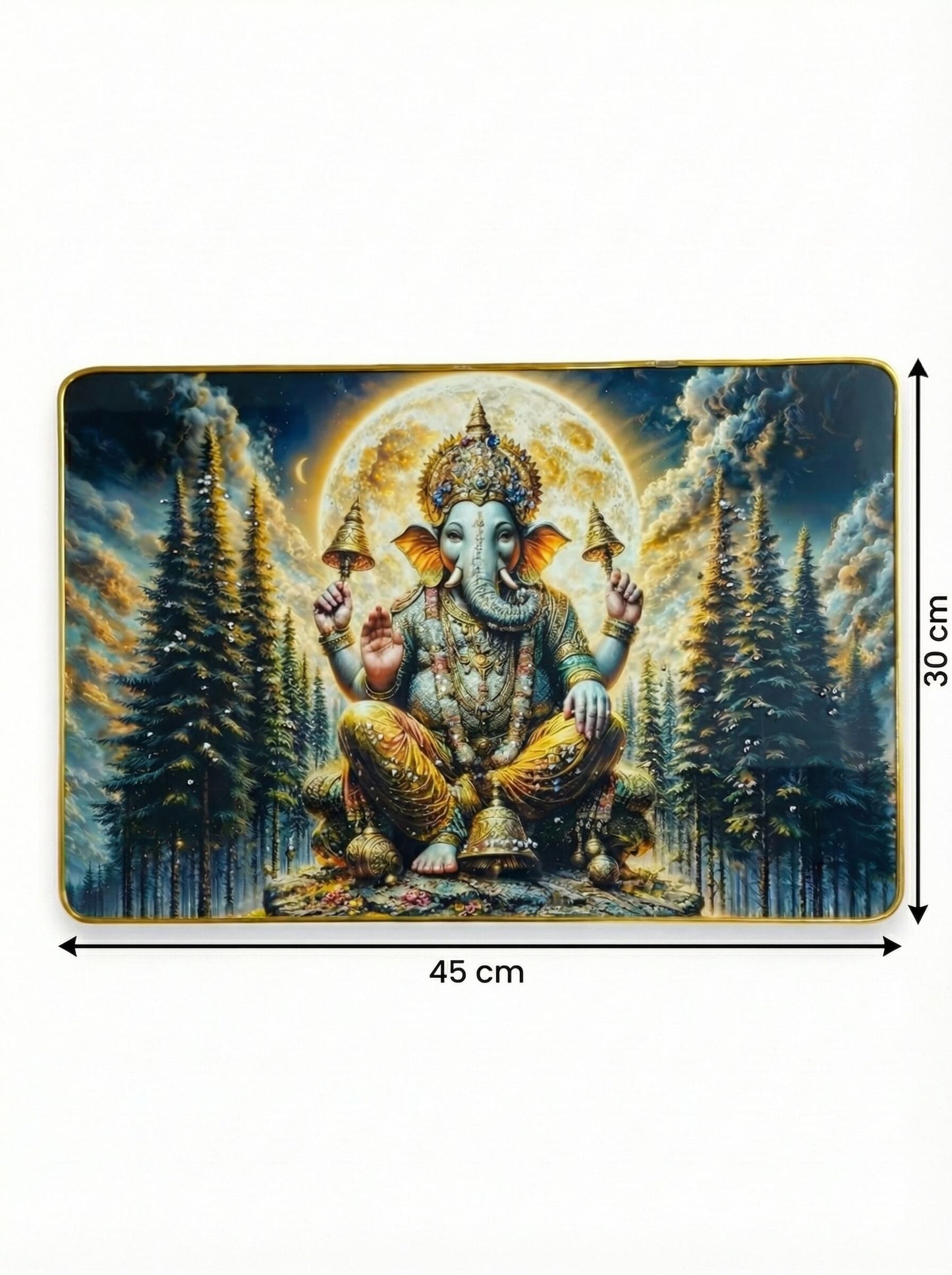 Ganesh Jewel Blessings – Ganesha Luxury Wall Art