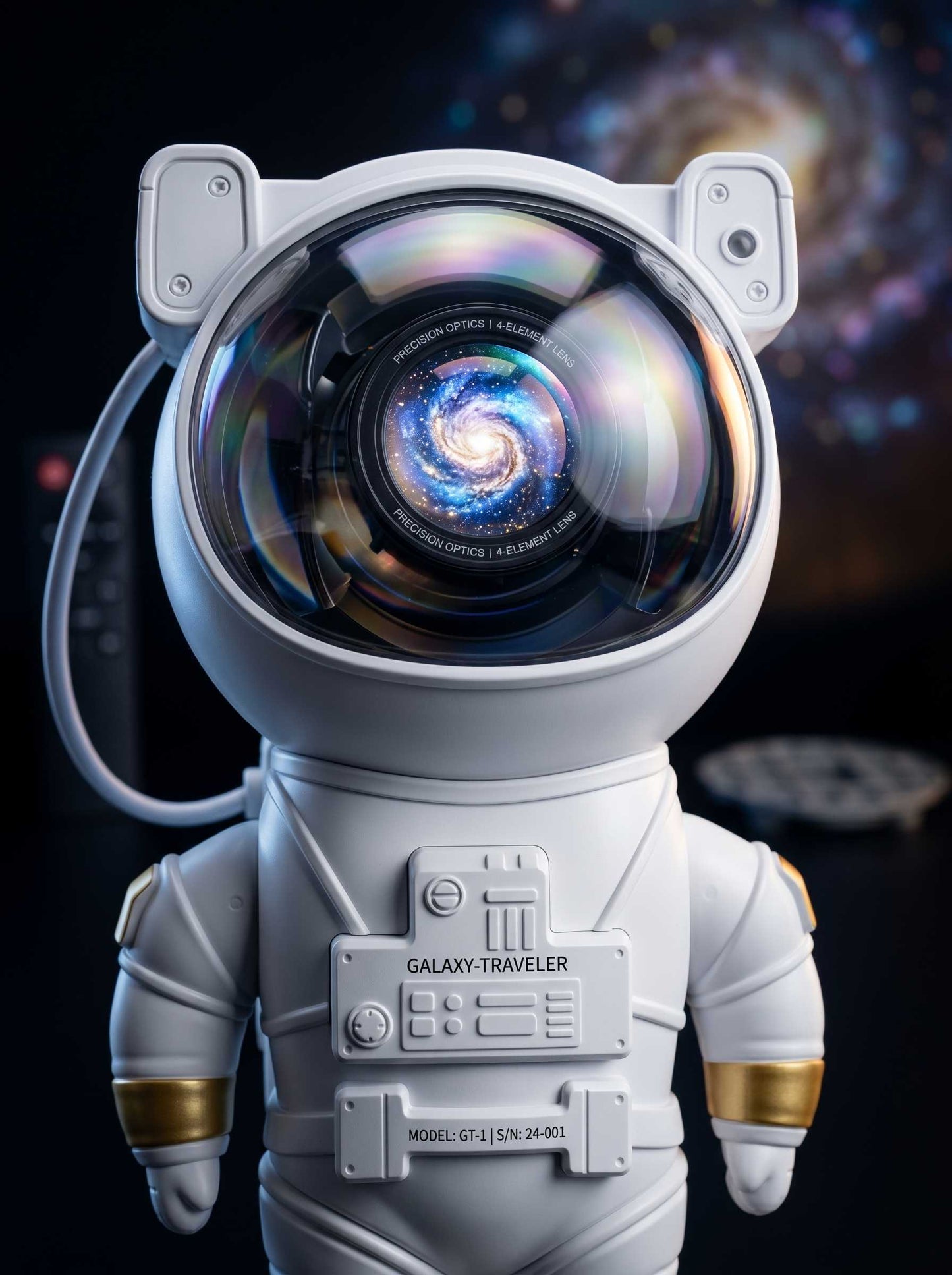 Astronaut Galaxy Star Projector Lamp – Nebula Night Light with Remote