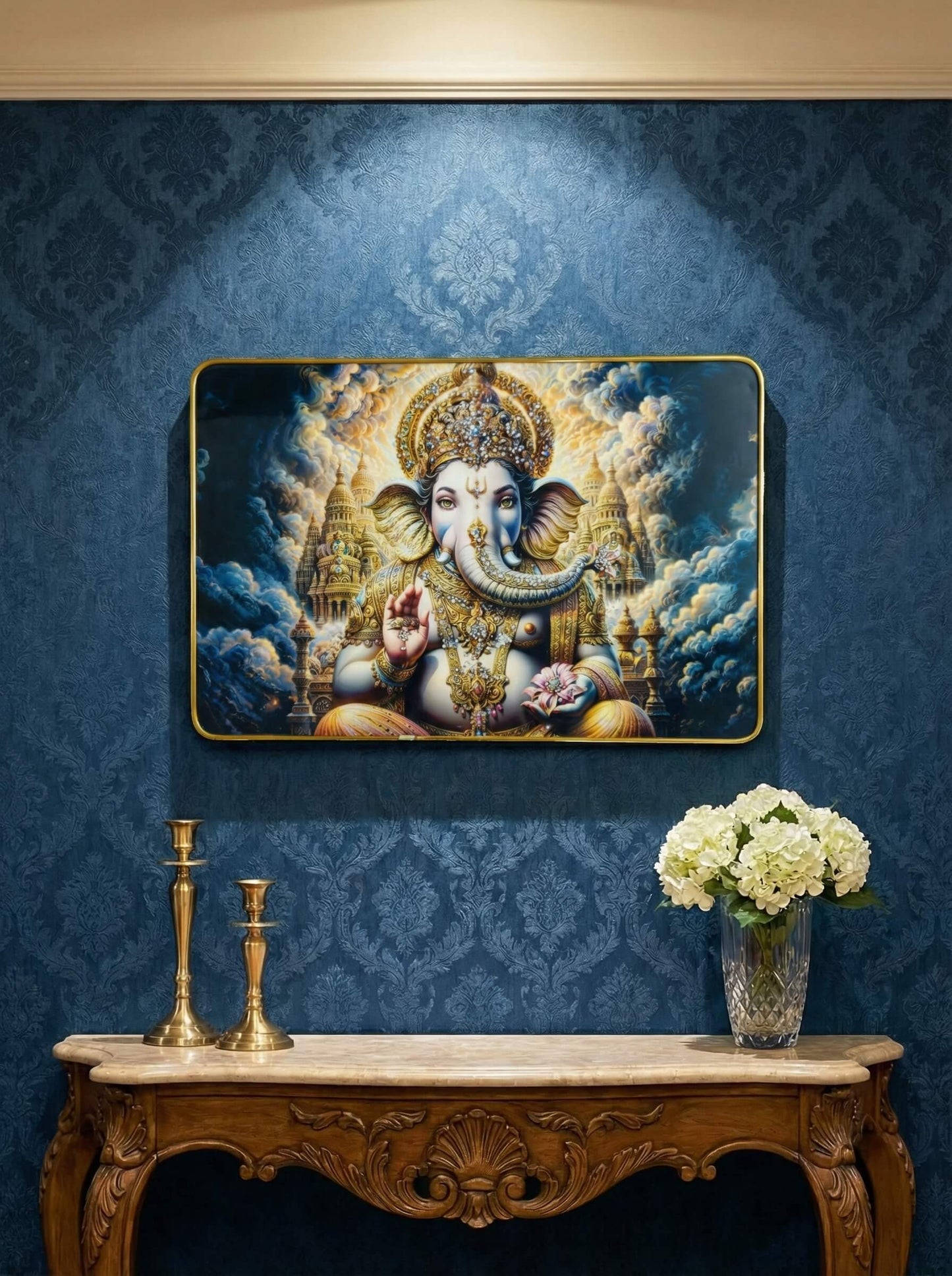 Ganesh Jewel Blessings – Ganesha Luxury Wall Art