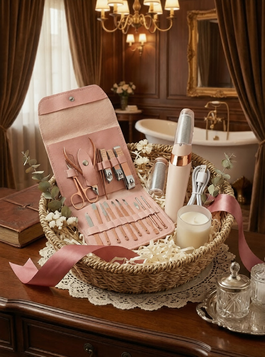The Empress Grooming Duo – Premium Rose Gold Care Set