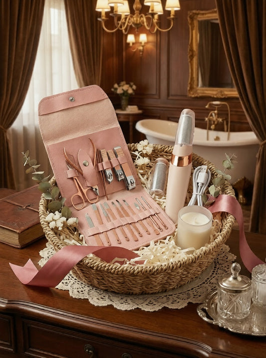 The Empress Grooming Duo – Premium Rose Gold Care Set