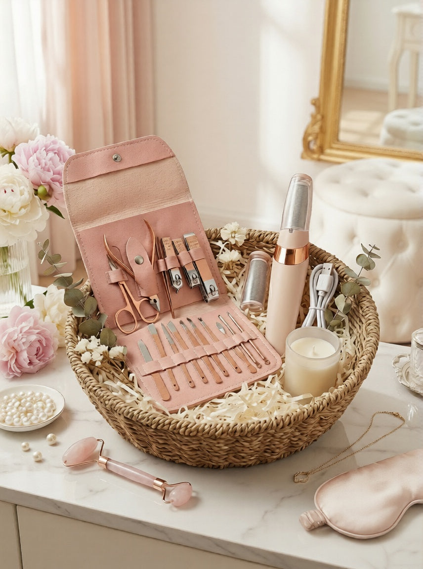 The Empress Grooming Duo – Premium Rose Gold Care Set